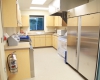 A kitchen and pantry provide convenient, nutritious food service to the day care