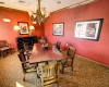 Private dining is provided just off the main dining room