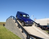 The riser feature allows drivers to test out vehicles’ four-wheel drive capabilities