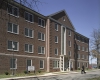 Exterior view of the renovated residential hall totaling 100 beds
