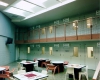 View of the dayroom in the detention area