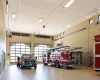 Apparatus bays are sized to accommodate in-station equipment checks and other needs