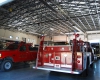 Bays accommodate the district's mix of fire and EMS apparatus