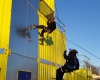 Exterior repelling is part of the range of training scenarios the center accommodates